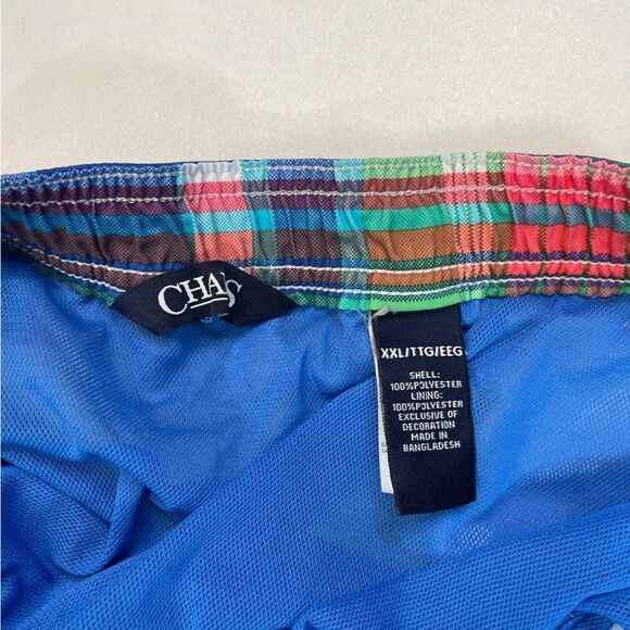 Chaps Plaid Swim Board Shorts Trunks Men XXL Multicolor - Picture 6 of 7